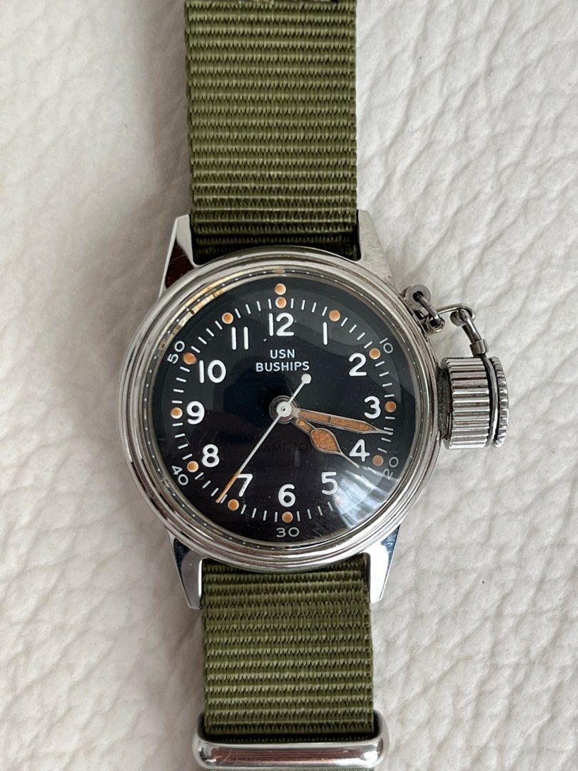 Vintage Hamilton WW2 Buships Navy Military Watch Carousell