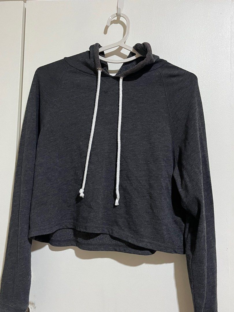 H&m hoodie crop deals