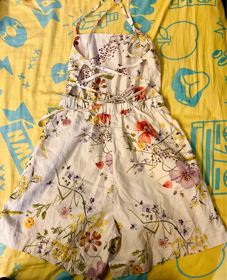 H M floral playsuit Carousell