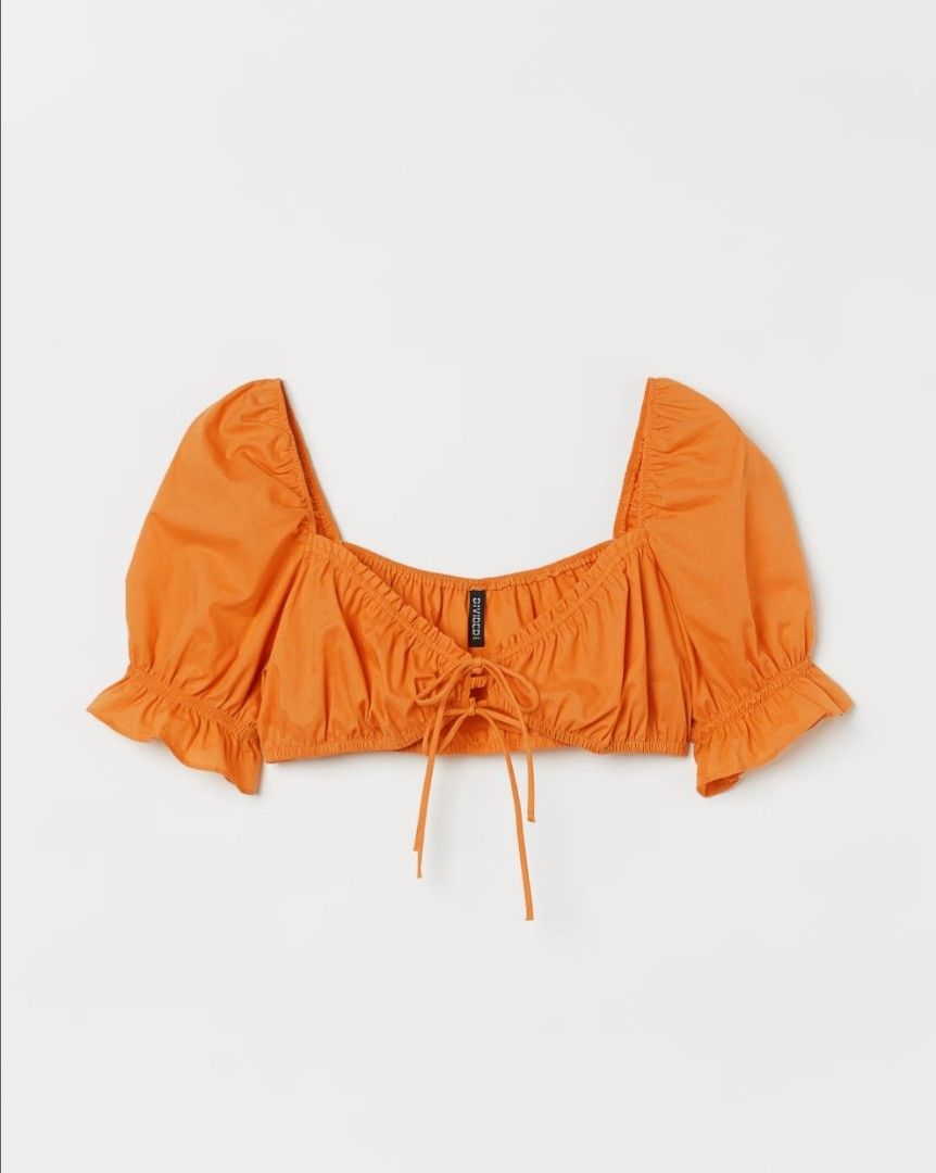 H&m milkmaid top shop