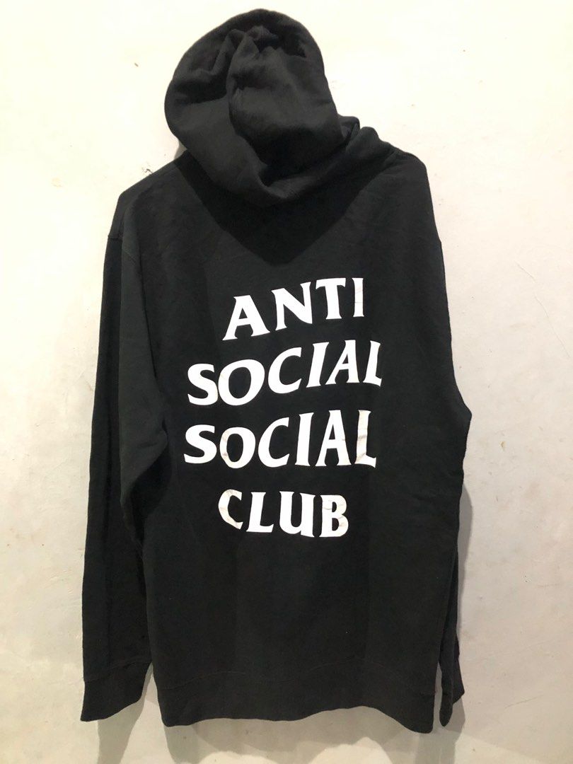 Hoodie assc anti social social club original Fesyen Pria Pakaian Baju Luaran di Carousell