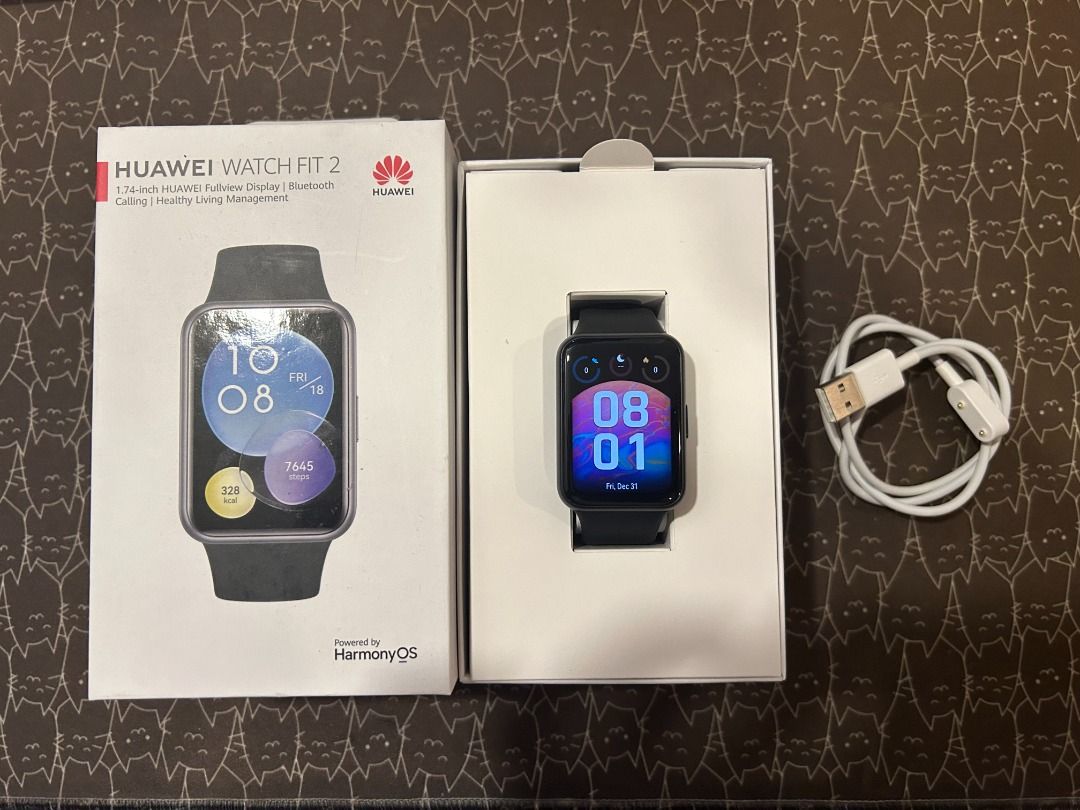 HUAWEI WATCH FIT 2 Smartwatch (Category: Wearables & Smart Watches) located in Mandaluyong City. Submitted by heyaaamatcha (Listing ID 1319793931, Image 1). Description: Lady owned. Smartwatch is in good shape. No visible scratches. .