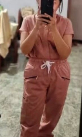Intal Chinese Collar Scrub suit (Category: Sets or Coordinates) located in Makati City. Submitted by inexpensively (Listing ID 1319875137, Image 3). Description: I have Navy bLue and Pink as you can see in photos Available as long as posted Navy Blue -⛔SOLD Pink ✔️ Size: Small 1300 each Location: Makati, available for pickup via grab or lalamove please tell me kelan kukunin Kase lagi Ako umalis ng house.