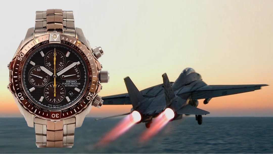Seiko flightmaster titanium best sale