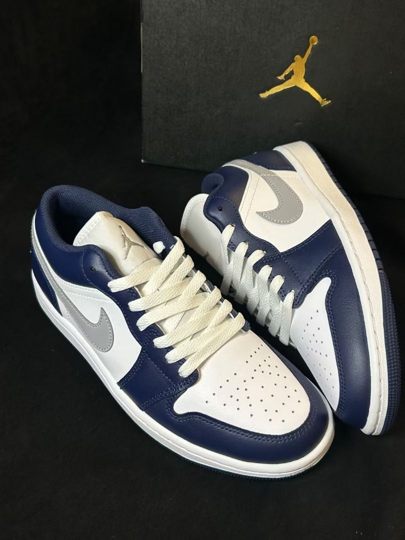 Wolf Grey Midnight Jordan Jordan Low White Wolf Grey Midnight Navy
