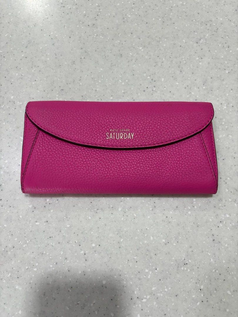 Kate spade fuchsia wallet 2025