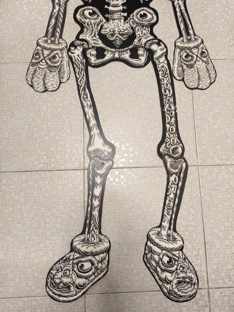 KAWS X Mark Dean Veca Companion Skeleton 骨, 興趣及遊戲, 收藏品及