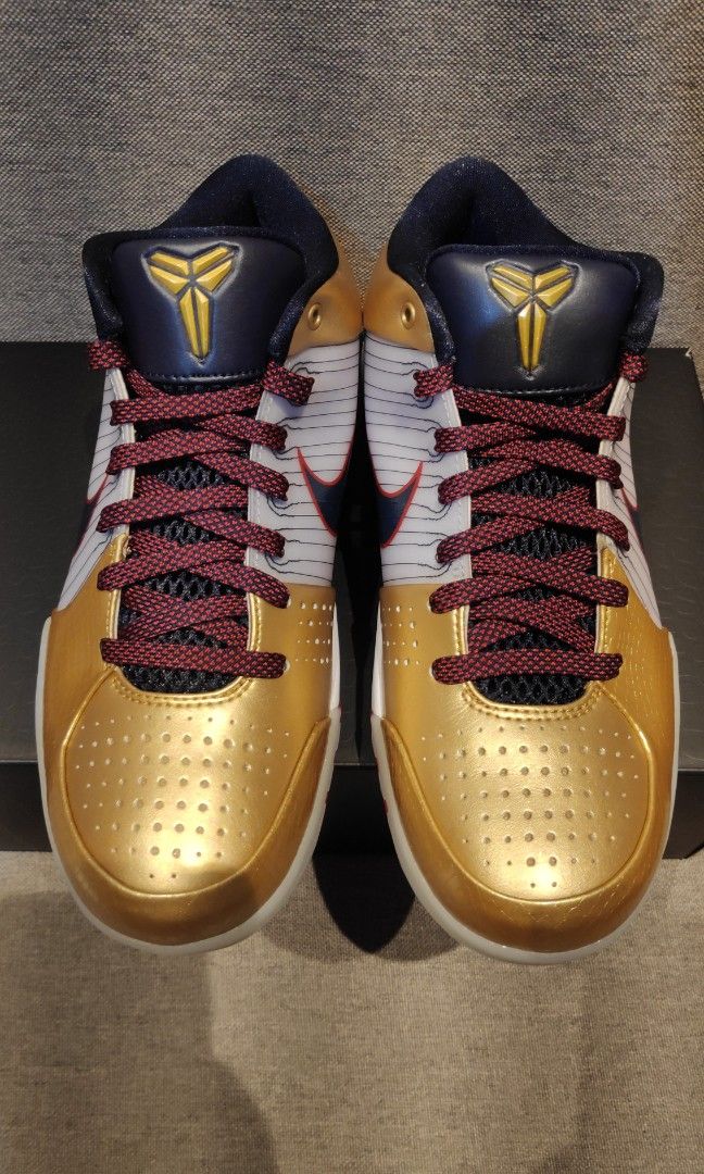 Kobe Protro 4 Olympic Gold Medal Size 7 US Men (Category: Sneakers) located in Manila. Submitted by marky-mark (Listing ID 1319880418, Image 2). Description: Kobe Protro 4 Olympic Gold Medal 2024 Size 7 US Men.