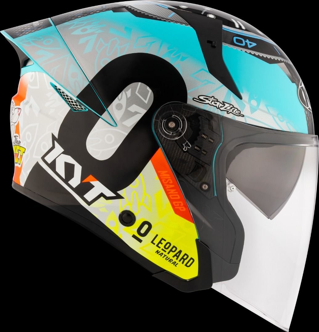 KYT TTR JET FOGGIA MISANO HELMET, Motorcycles, Motorcycle