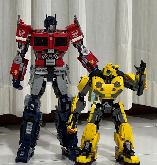 Lego Transformers Optimus Prime and Bumblebee MOC Hobbies Toys Toys Games on Carousell