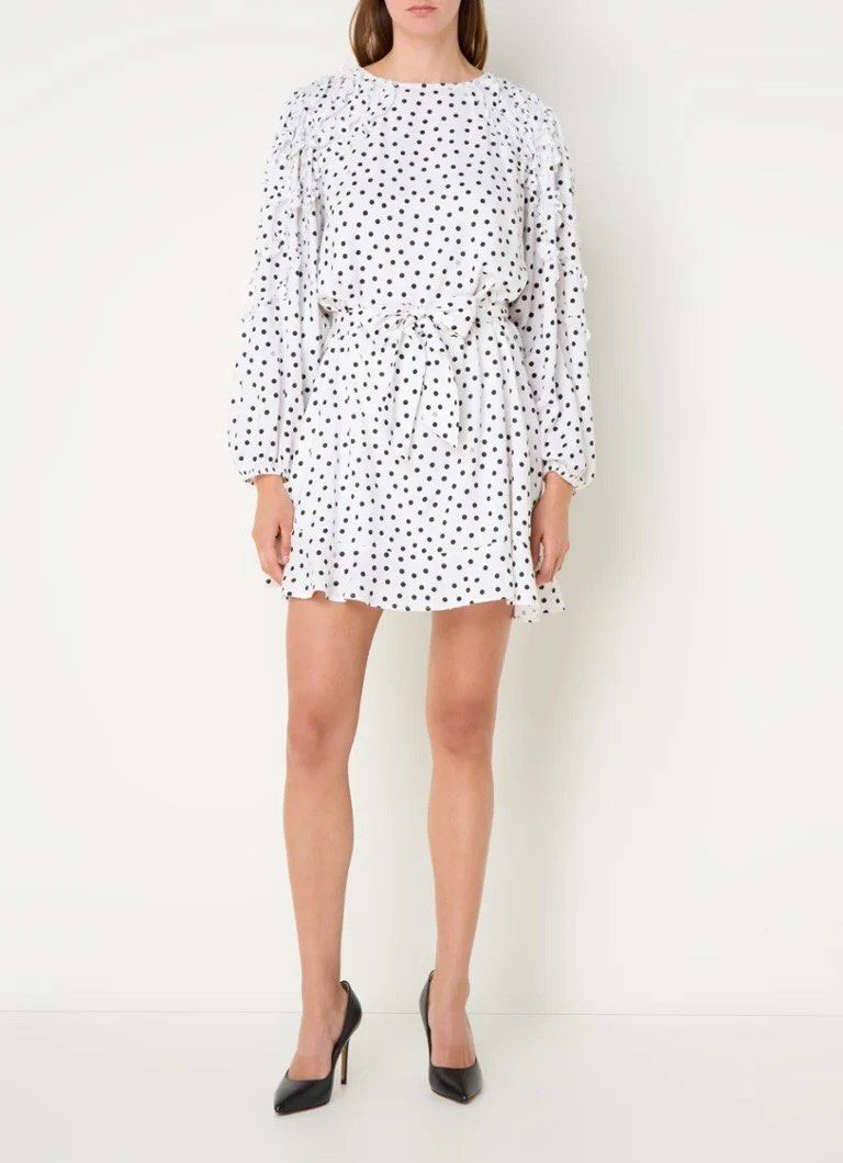 Maje skin polka dot dress