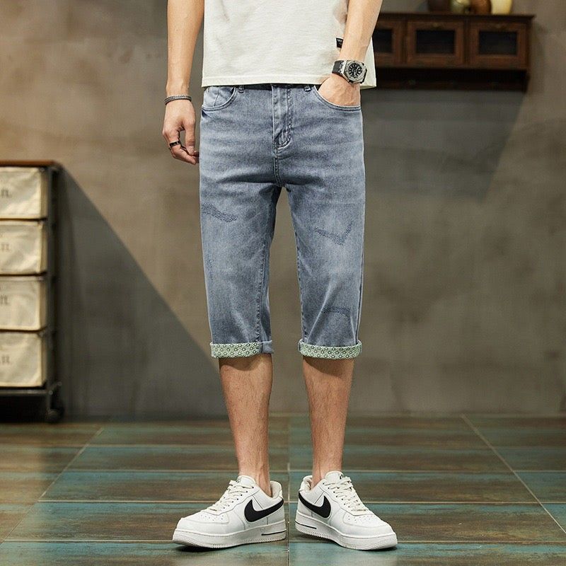 Mens capri pants fashion top