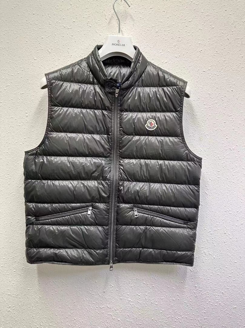 Moncler Gui Down Vest for Men in Dark Gray 1A10700 53029 946 Size 1 2 3 4 Carousell