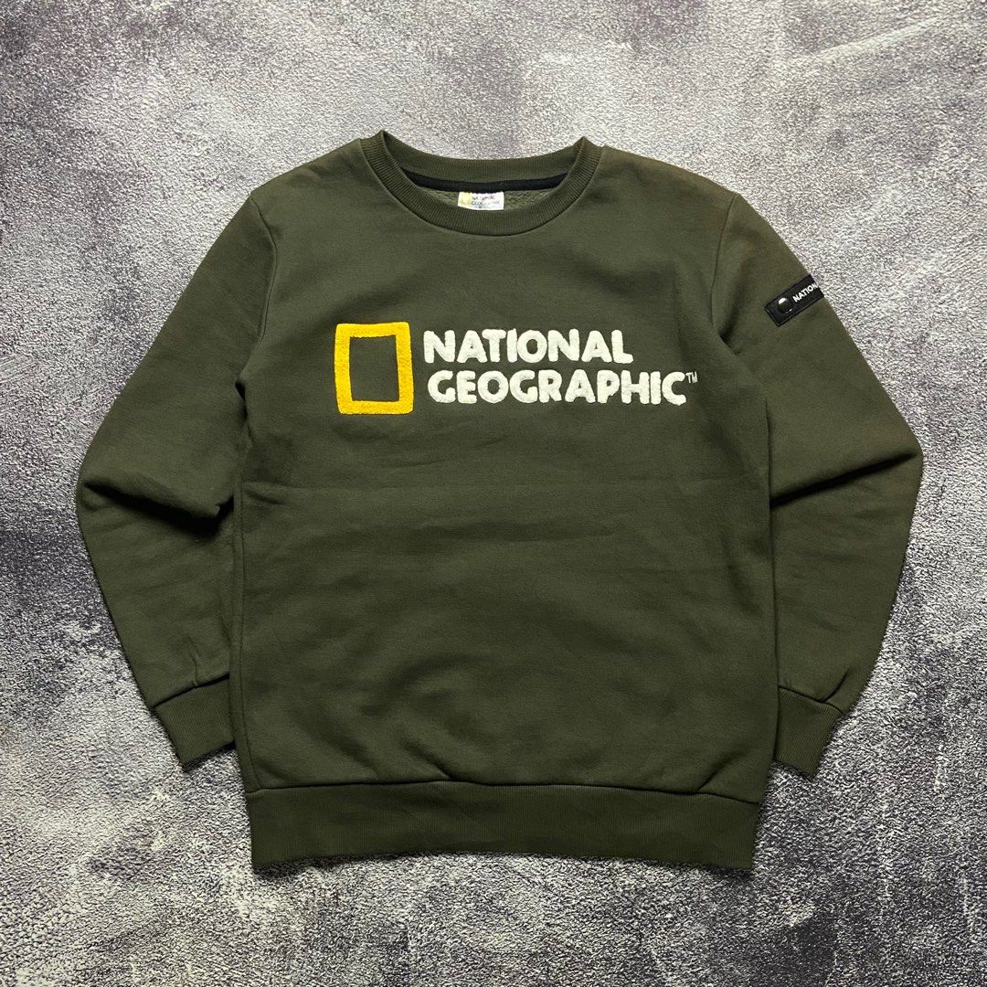 National Geographic Patch Crewneck