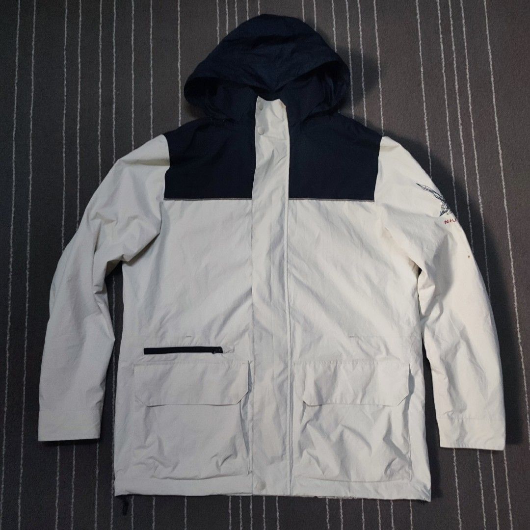 Nautica white winter jacket sales