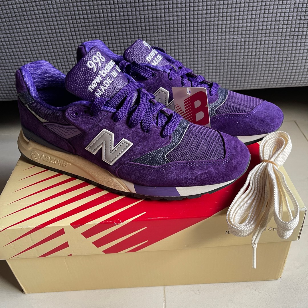 New balance 998 violet hot sale