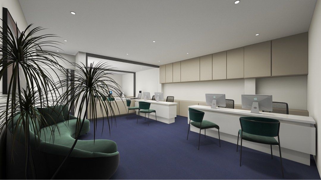 Office Renovations # partition wall # False ceiling # cove Light design62863093298562113