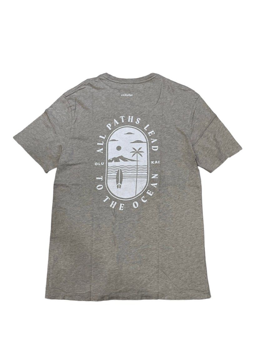 Olukai T Shirt Fesyen Pria Pakaian Atasan di Carousell