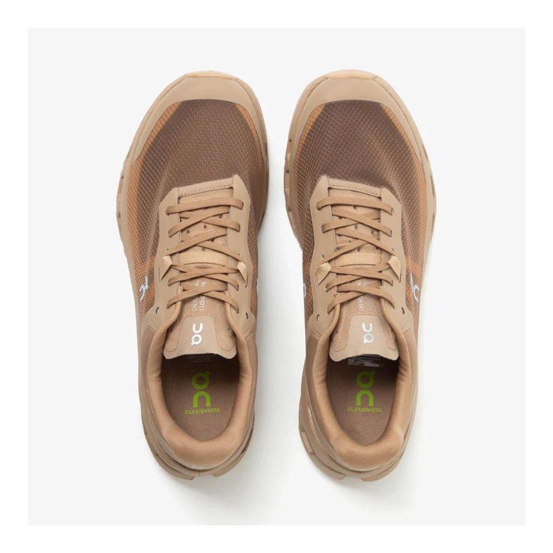 On Cloudvista 2 'Chai Dune'. (Category: Sneakers) located in Bulacan. Submitted by ginooutletph (Listing ID 1319745057, Image 2). Description: On Cloudvista 2 'Chai Dune'. US Men's 8 - 12.5 Php 12,990 Pre-order 2 weeks ETA 50% initial downpayment required. Facebook, Instagram and Tiktok Gino Outlet PH Payment Method Unionbank, BPI, Paymaya & Gcash Local shipping will be shouldered by the buyer. Lalamove (Metro Manila) LBC (Province) Prices are su
