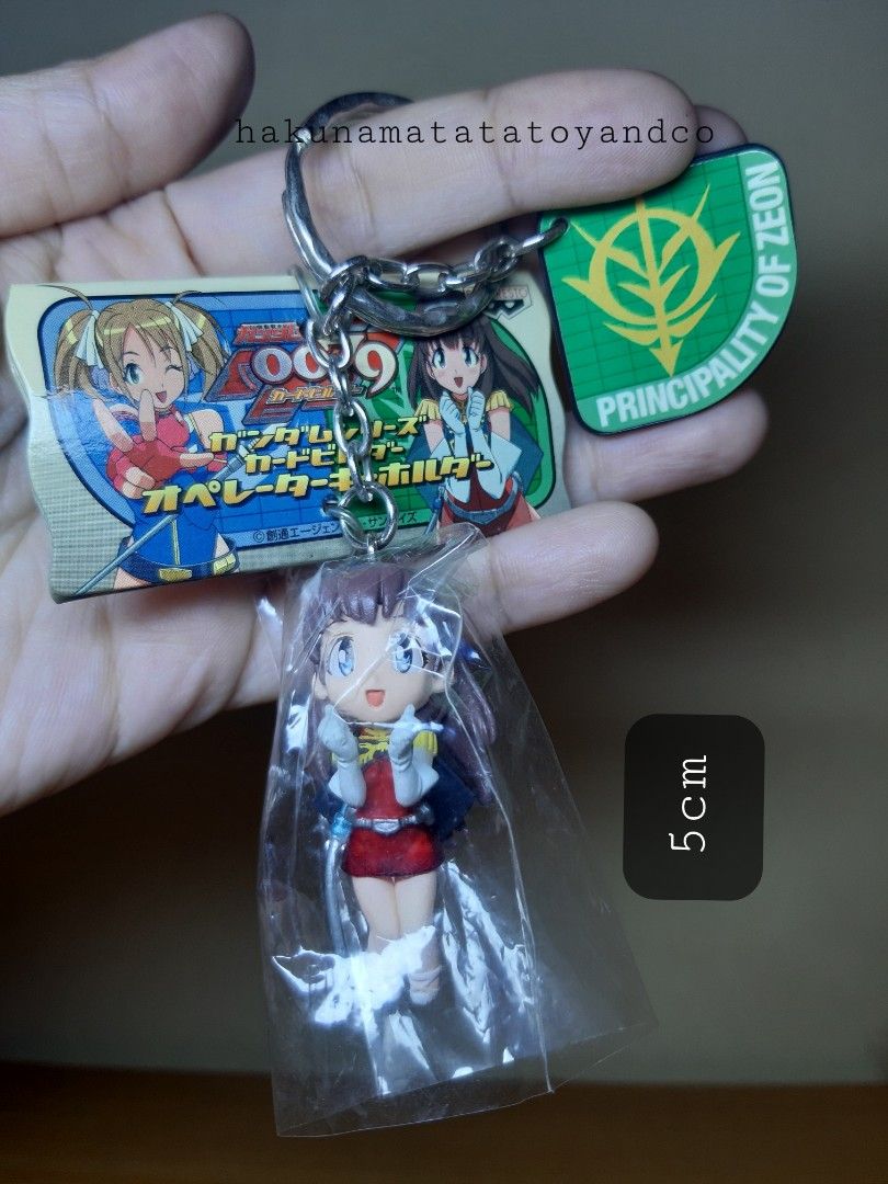 Pricipality of Zeon Gundam Card Builder 0079 Reiko Cathy Key Holder (Category: Vintage Collectibles) located in Cavite. Submitted by hakunamatatatoyandcollectibles (Listing ID 1319750589, Image 2). Description: Pricipality of Zeon Gundam Card Builder 0079 Reiko Cathy Key Holder Japan imported items What you see is what you get (WYSIWYG) As is Authentic items Good condition items.