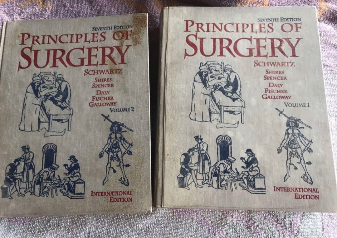Principles of Surgery Vol 1 & 2 (Category: Textbooks) located in Quezon City. Submitted by goodstuff_4sale (Listing ID 1319699885, Image 1). Description: I never used this… has plastic cover no markings, writings ir fold on the pages Principles of Surgery - Schwartz 2 Volumes hardbound 7th ed international ed Gcash grab lalamove jrs j&t.