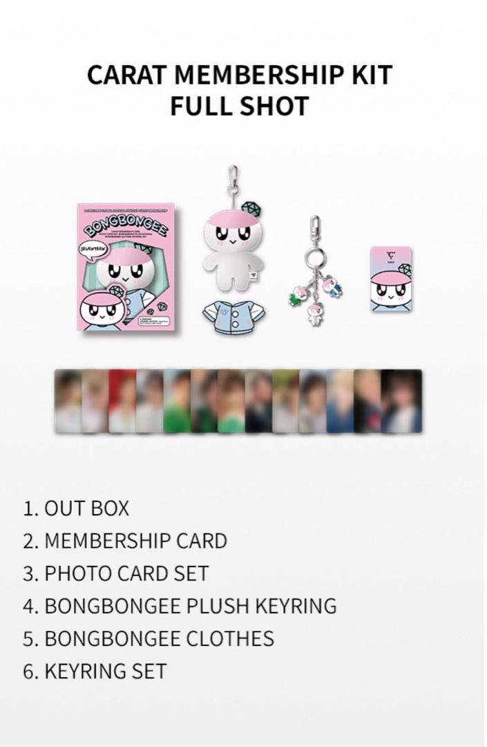 Seventeen 9th Carat Membership Kit, Toys & Collectibles, Fan