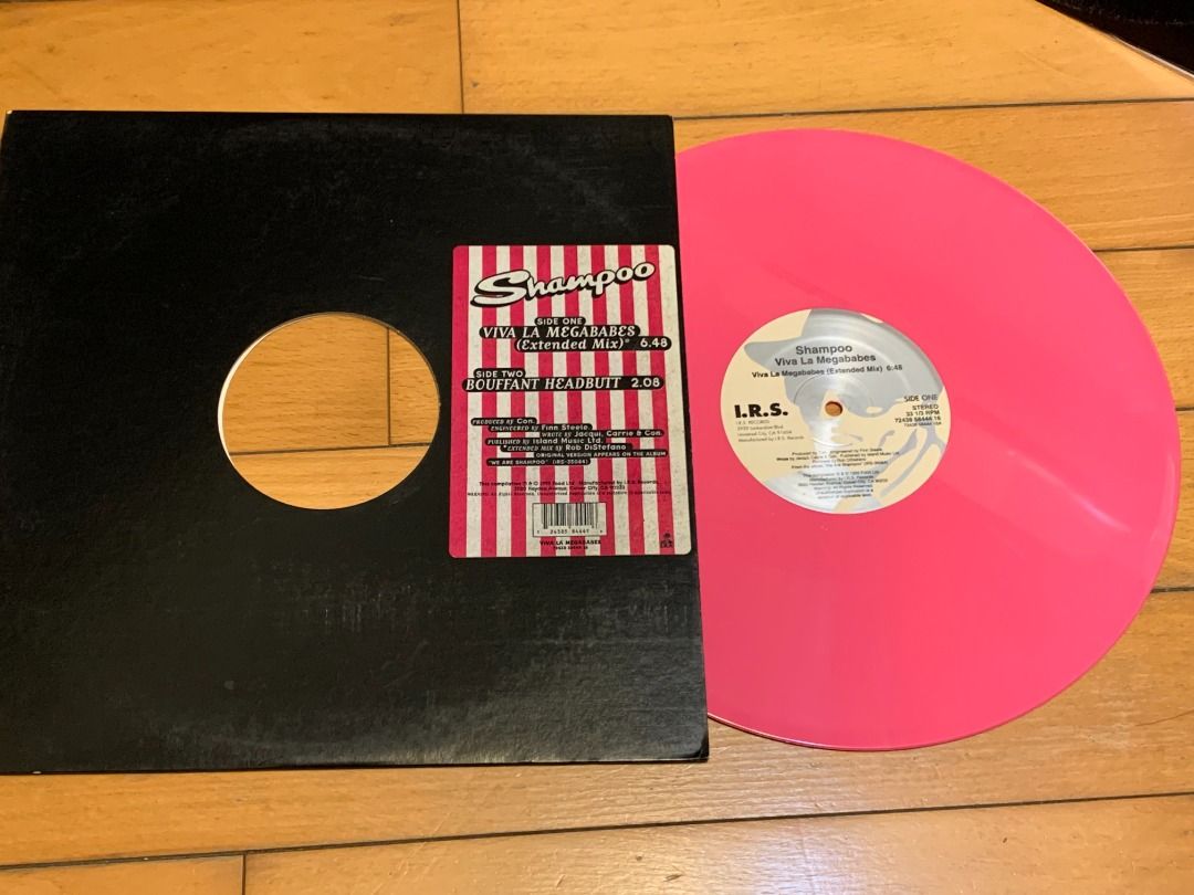 SHAMPOO /VIVA LA MEGABABES/レコード12“ピンク盤 SHAMPOO /VIVA LA MEGABABES/レコード12“ピンク盤