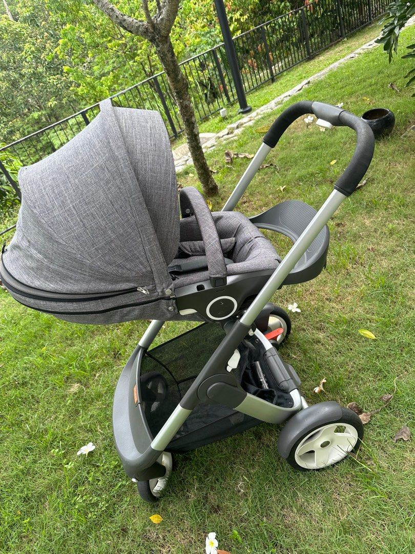 STOKKE Crusi Melange classic Babies Kids Going Out Strollers on Carousell