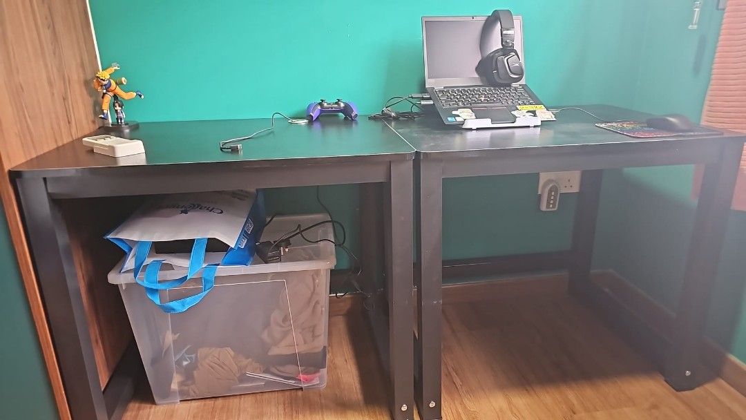Study Table (Category: Tables & Sets) located in Singapore. Submitted by dealsonce (Listing ID 1319819685, Image 1). Description: Still in good condition. Table can be used for studying or gaming. It's safe and sturdy. Bought it for 59.90 each and only Selling each for 50 Both would be 100 Either you can self pick up or pay LaLaMove. (We can discuss about this) ✓ Strictly only for those who is interested × Price is low( since still in good condit