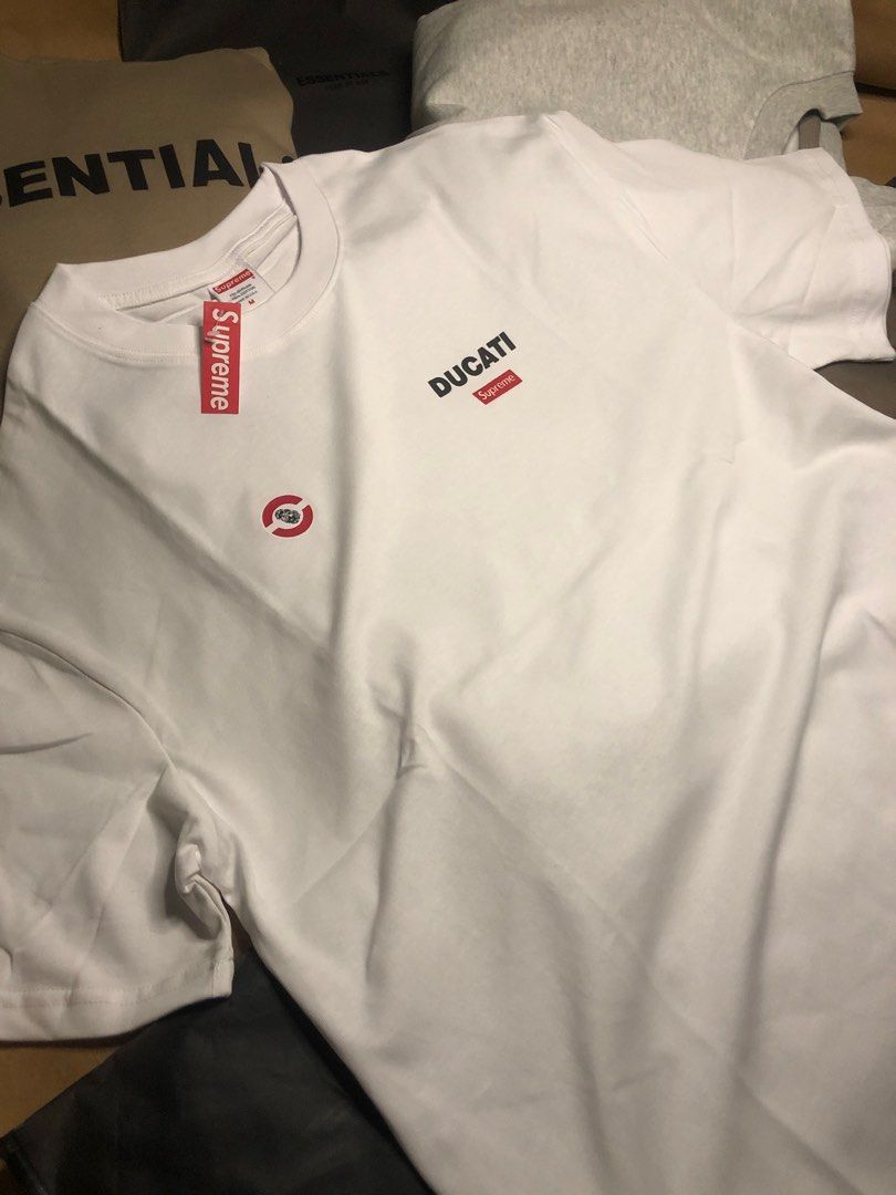 Supreme x Ducati Logos Tee White XL Buy Supreme x Ducati Logos Tee