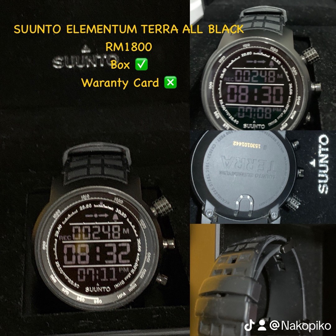 Suunto elementum terra all black on sale