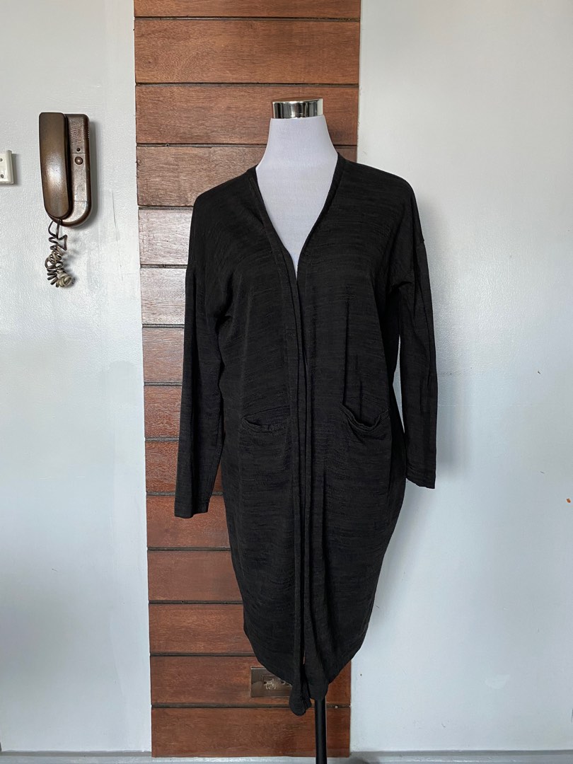 Cardigan black long new arrivals