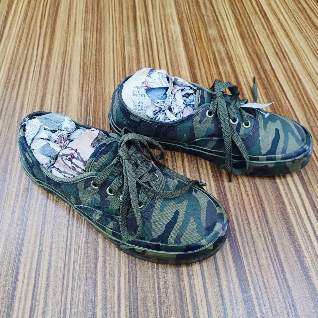 Vans authentic mono print sale