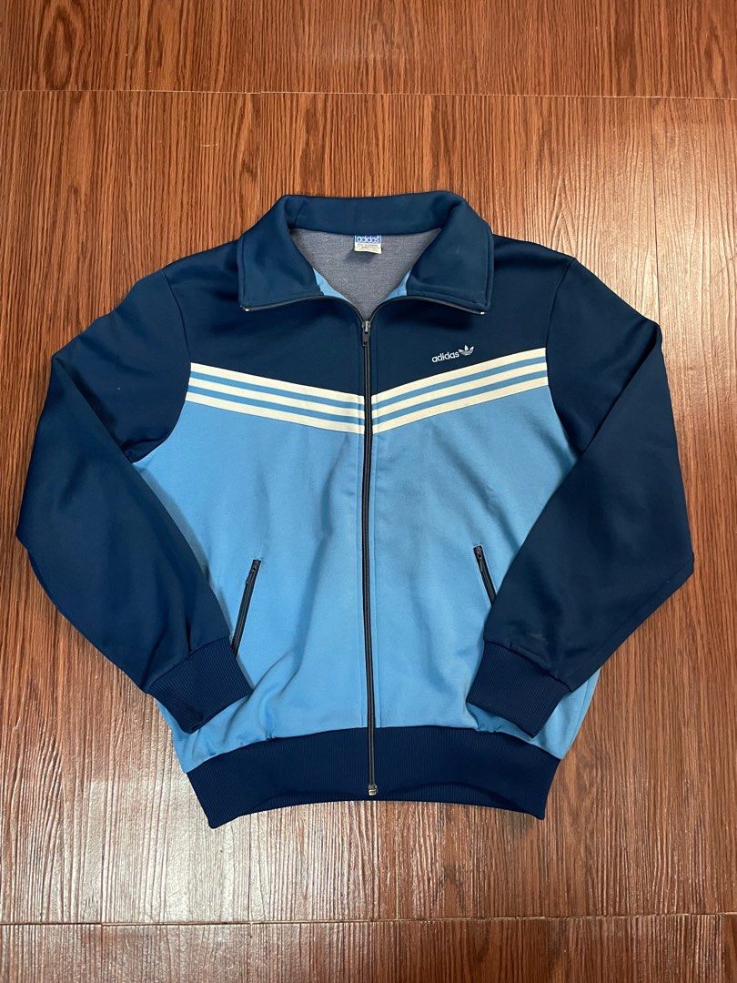 Vintage 70s Adidas Track top w.germany, Men's Fashion, Coats