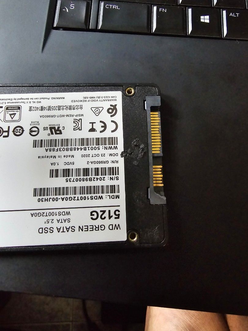WD Green 512G SATA SSD Computers Tech Parts Accessories Computer Parts on Carousell