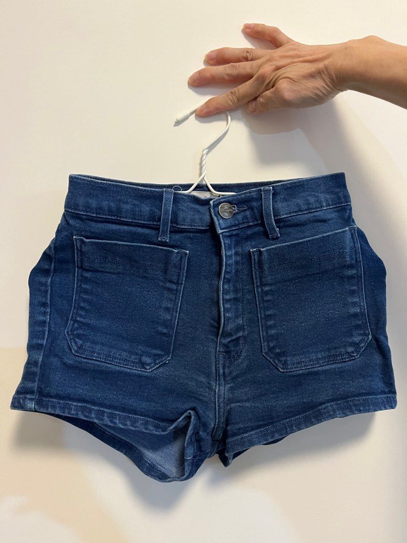 Wrangler Vintage Denim Shorts Leggings Carousell