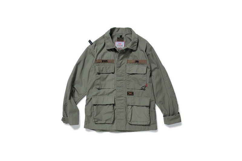WTAPS 161LTDT-SHM01 JUNGLE LS /SHIRT.COTTON.WEATHER 4袋襯衫