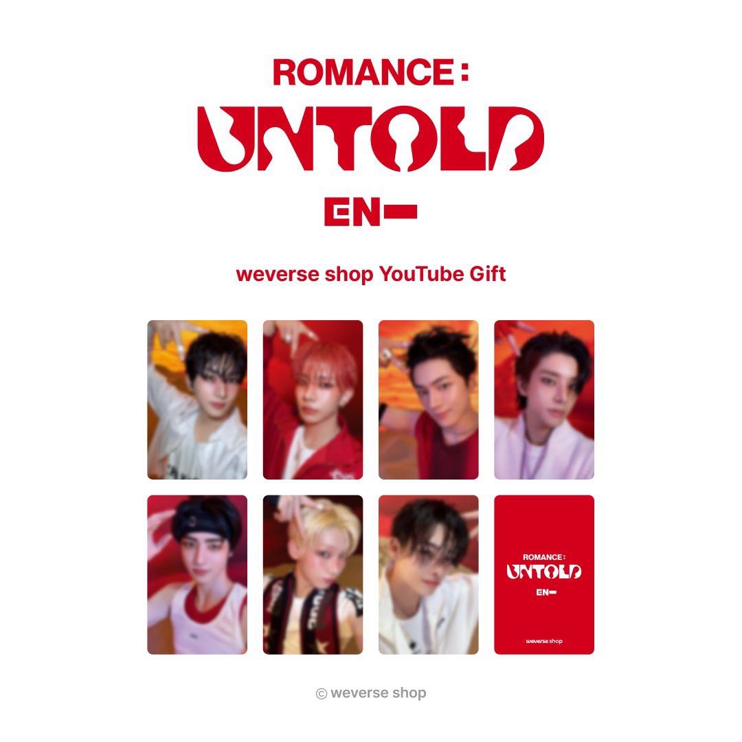 ENHYPEN ROMANCE : UNTOLD YouTube ギフト