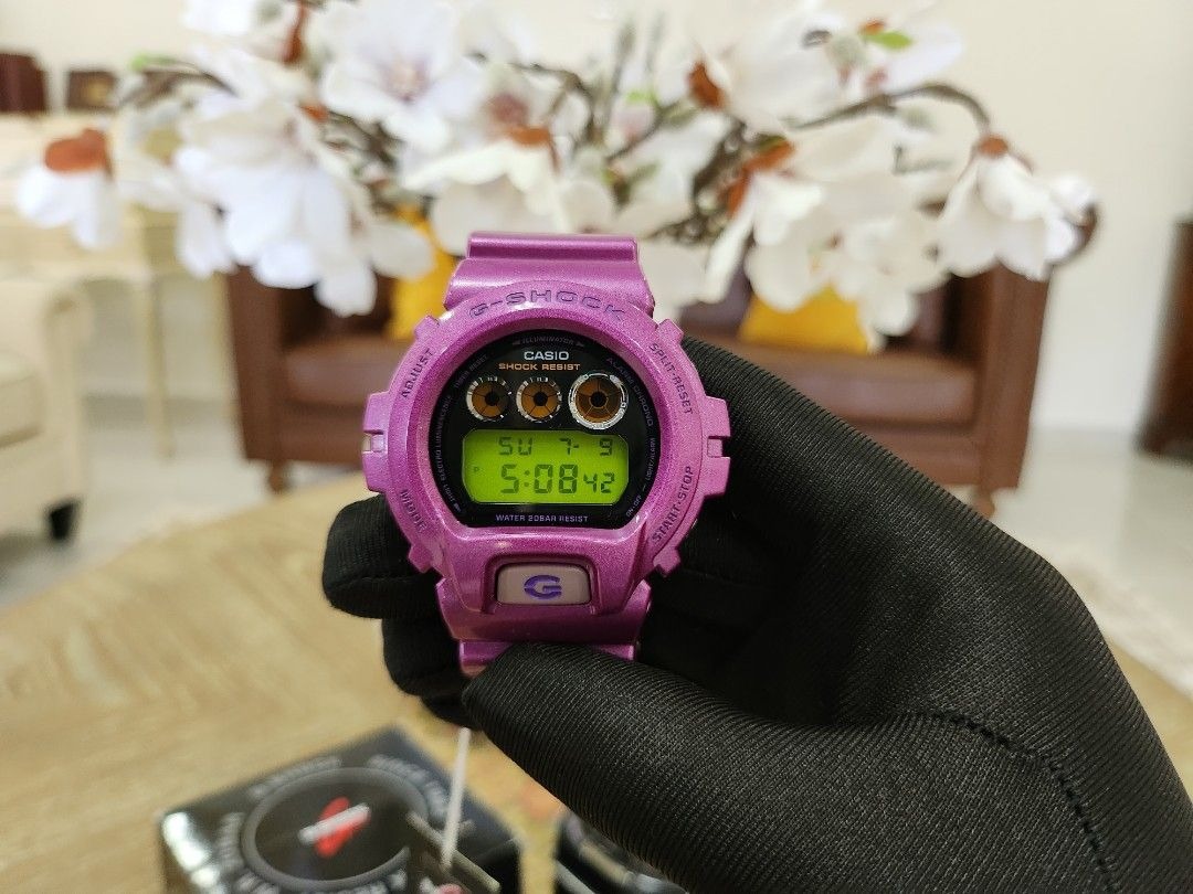 100 Ori Japan Made Dw6900 Purple NB4 Sport Watch for unisex full set Bag