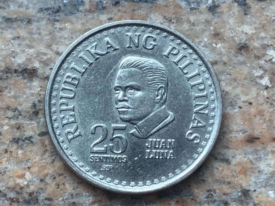 1979 Philippines 25 Sentimos, 興趣及遊戲, 收藏品及紀念品, 錢幣- Carousell