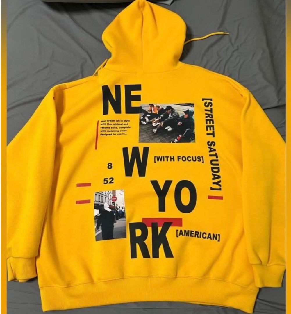 正韓大學踢落肩帽踢長袖, 他的時尚, 上衣與西裝, 帽Ｔ、大學T在旋轉拍賣