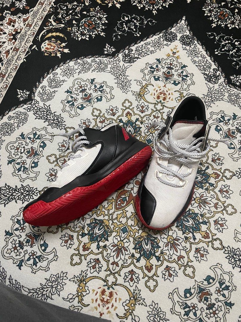 Adidas D Rose Menace 2 White Red Men s Fashion Footwear Casual shoes on Carousell