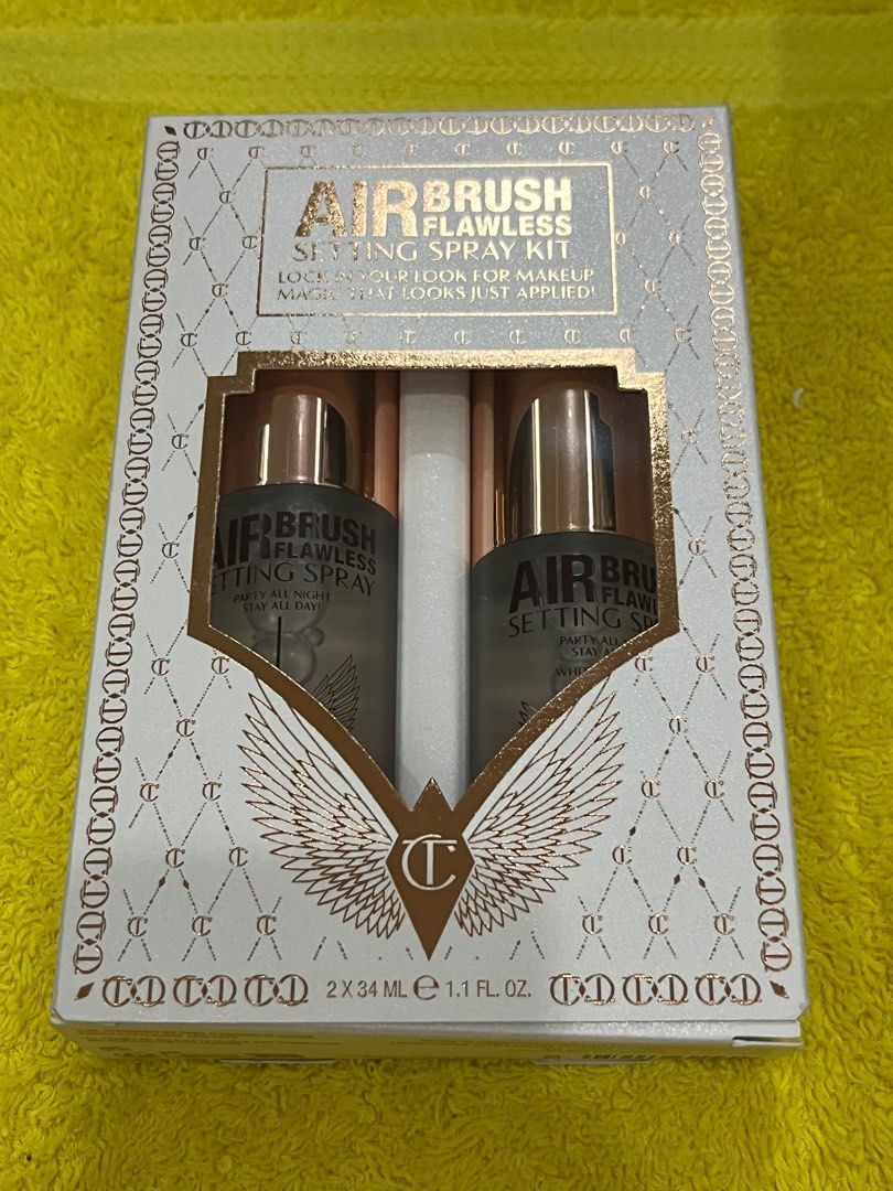Airbrush Flawless Setting Spray Kit Charlotte Tilbury (Category: Face Care) located in Manila. Submitted by luxeclassyshop (Listing ID 1319988114, Image 2). Description: SOLD PER SET Airbrush Flawless Setting Spray Kit Charlotte Tilbury 2x34ml Original New Stocks.
