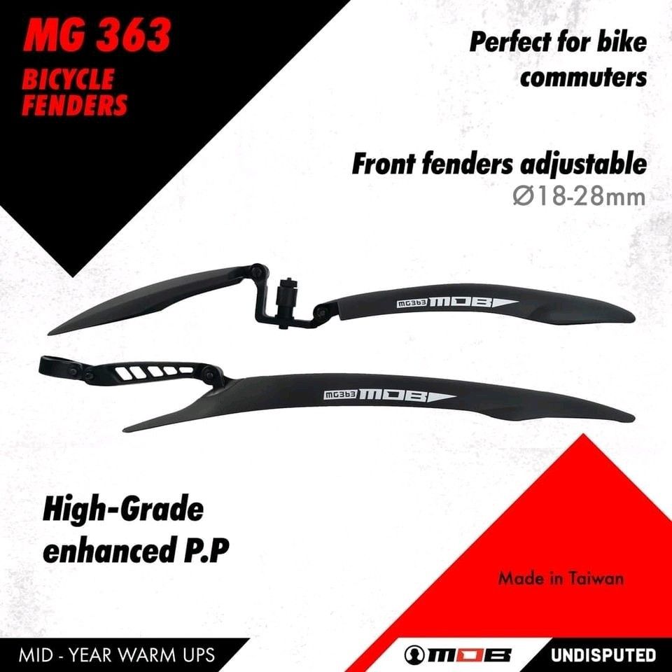 Authentic MOB MG-363 BICYCLE FENDER Mudguard MOB Mudguards (Category: Bicycles) located in Manila. Submitted by adrianigna53199 (Listing ID 1319986417, Image 1). Description: Authorized Dealer of MOB Products in the Entire San Mateo & Rodriguez Rizal. Buy Confidence with Reliable Legit/ Registered Bicycle Shop. Don’t let mud get over you! Meet the new MOB MG 363 BICYCLE FENDER. Perfect this rainy season! Tag-Ulan o Tag-Araw Pwedeng-Pwede! Product