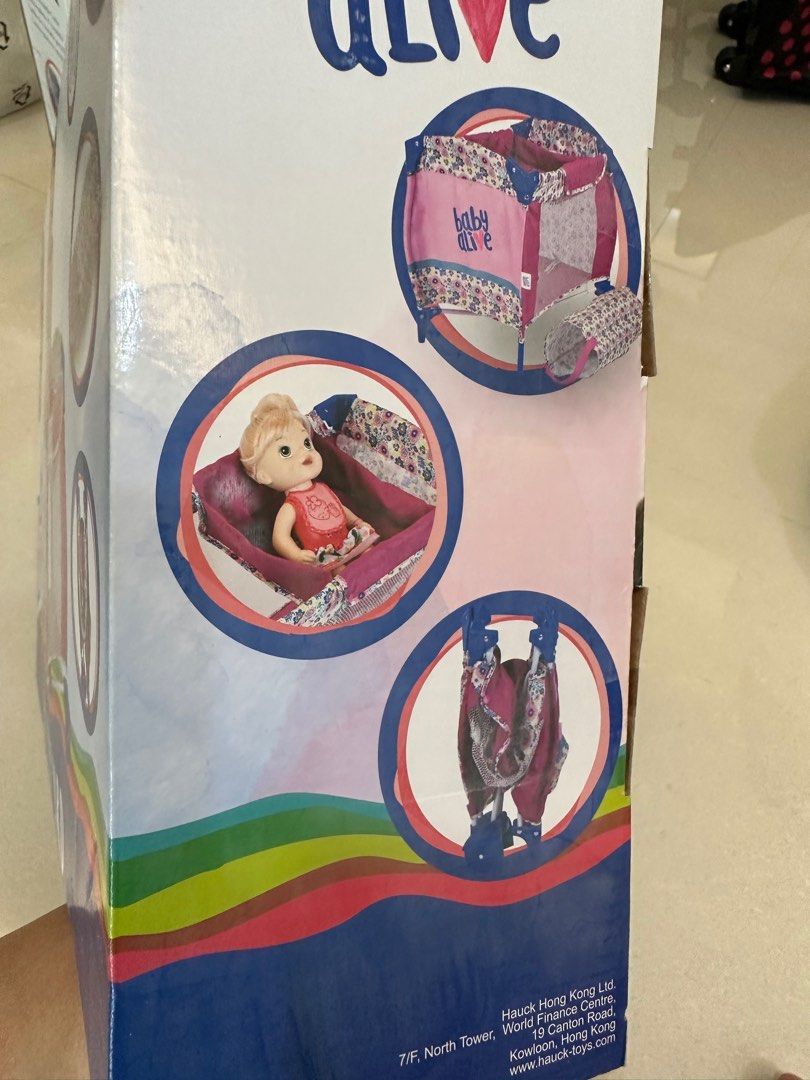 Baby alive doll play yard online
