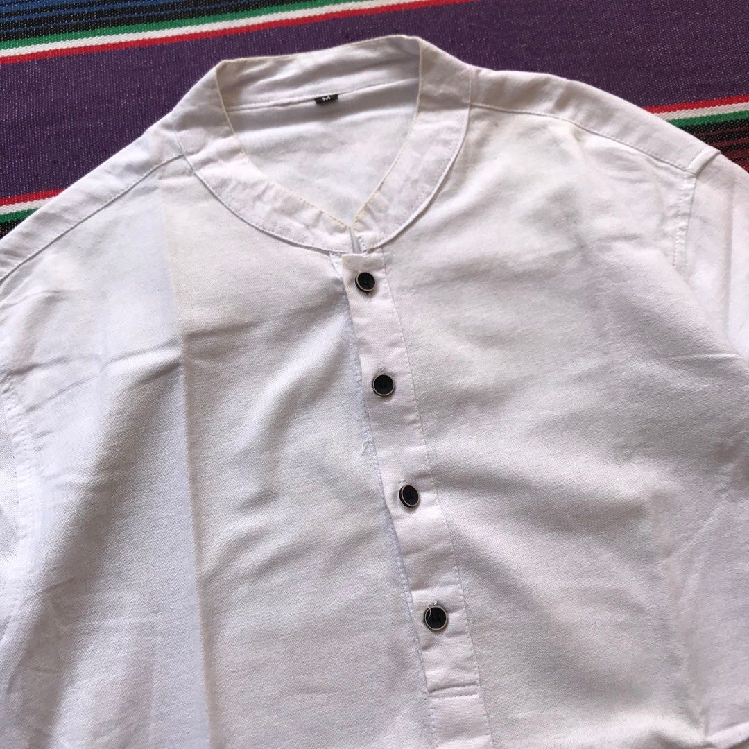 Hassenda Baju Koko Detail Kerah