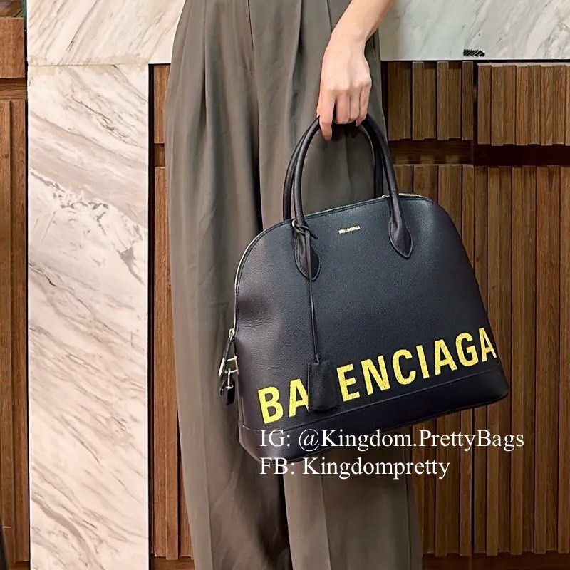 Balenciaga Ville Medium Size Dome Alma Bag Black Pre order Luxury Bags Wallets on Carousell