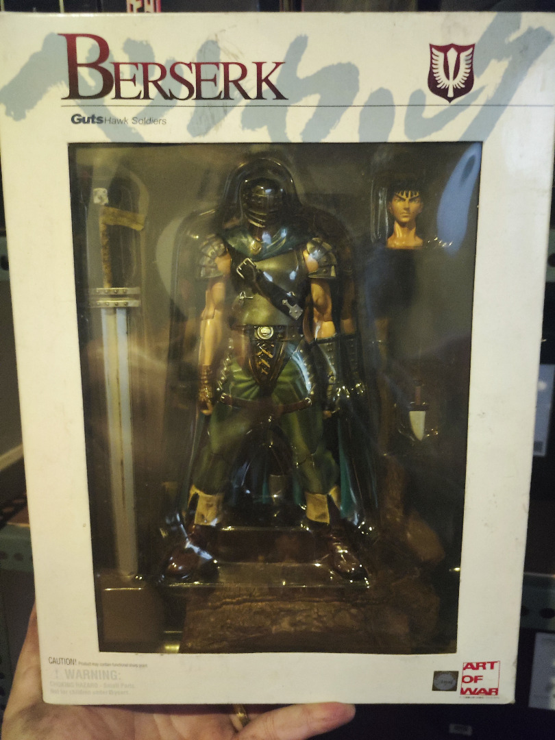 Berserk Guts Hawk Soldier Deluxe Figure Art Of War Like New In Box ...