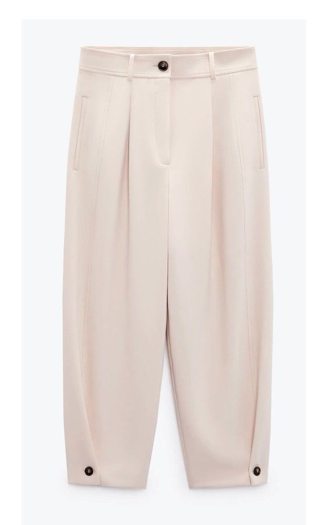 BNWT CARROT FIT TROUSERS (Category: Other Bottoms) located in Batangas. Submitted by anythingkavouge (Listing ID 1319951170, Image 1). Description: 🌷XS ON TAG ; BEST FIT 25-26”. 🌷ONHAND. 🌷READY TO SHIP. 📩DM ONLY IF BUYING. ‼️‼️📢📢📢📢📢📢📢📢📢📢📢‼️‼️ 📝NO WW. NO MEASUREMENTS. NO ACTUAL PIC-WHAT YOU SEE IS WHAT YOU GET❗️ 📝ALL SALES ARE FINAL. NO RETURN. NO EXCHANGE. NO REFUND. AUTHENTIC ZARA. GUARANTEED BNEW WITH TAGS UNLESS STATED PRELOVE
