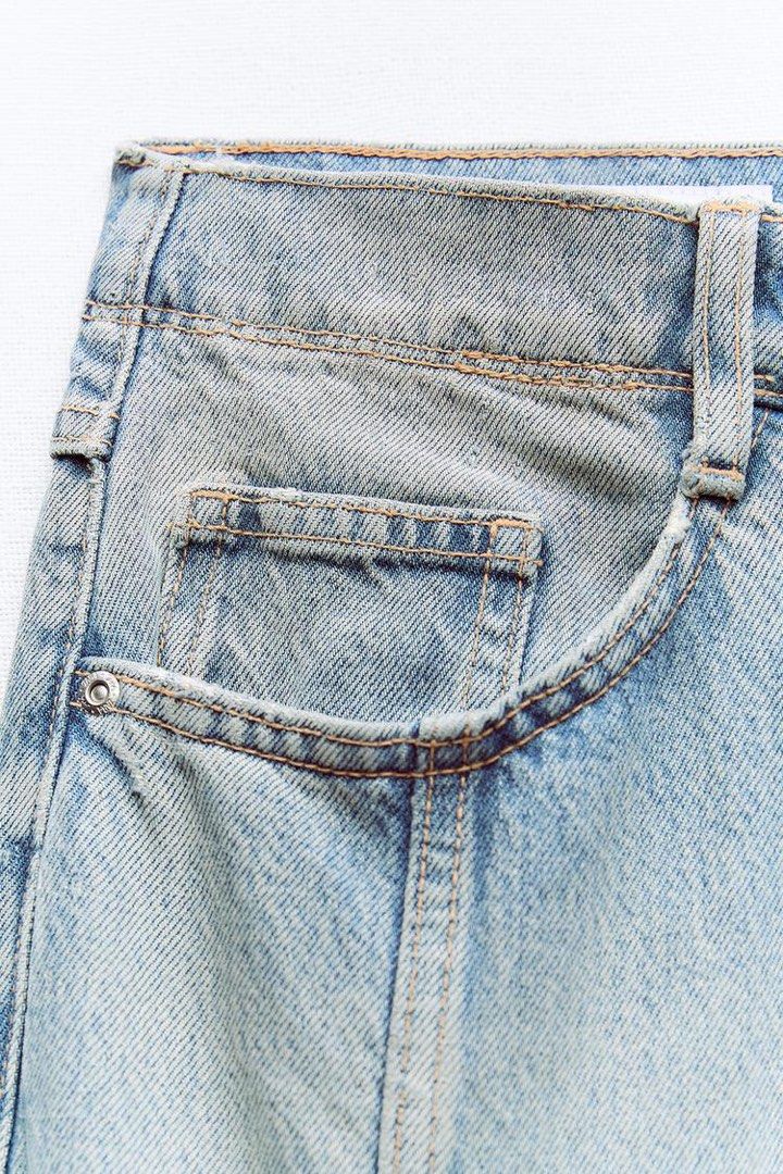 BNWT TRF CARGO MID RISE JEANS (Category: Jeans) located in Batangas. Submitted by anythingkavouge (Listing ID 1319951788, Image 3). Description: 🌷AVAILABLE IN 32. 🌷14” LAID FLAT. MID WAIST ANG FIT NITO MARS 📩DM ONLY IF BUYING. ‼️‼️📢📢📢📢📢📢📢📢📢📢📢‼️‼️ 📝NO WW. NO MEASUREMENTS. NO ACTUAL PIC-WHAT YOU SEE IS WHAT YOU GET❗️ 📝ALL SALES ARE FINAL. NO RETURN. NO EXCHANGE. NO REFUND. AUTHENTIC ZARA. GUARANTEED BNEW WITH TAGS UNLESS STATED PREL